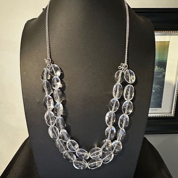 22" Dean Harris Clear Quartz beaded and sterling silver necklace! - Picture 11 of 11